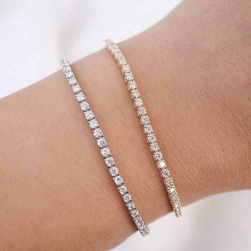 Classic 0.09 Pointer Tennis Bracelet