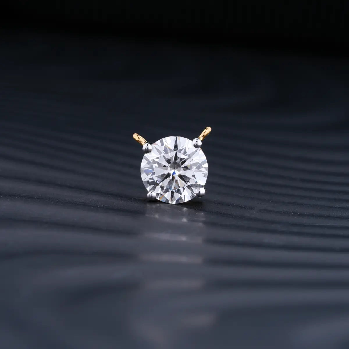 1ct Round Diamond Solitaire Necklace