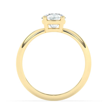 Round Solitaire Engagement Ring For Men